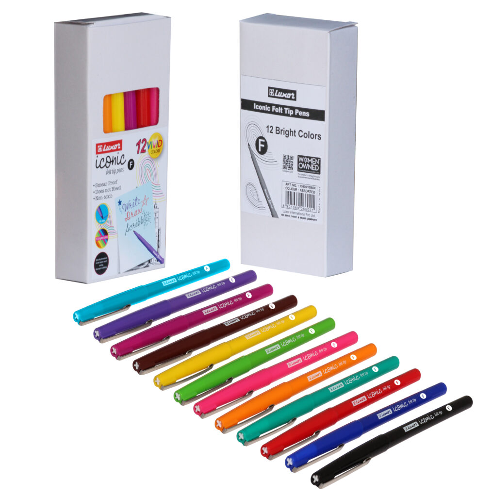 Felt tip-box pen